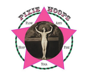 PIXIE HOOPS HOOP FIRE FLOW ARTS YOGA logo