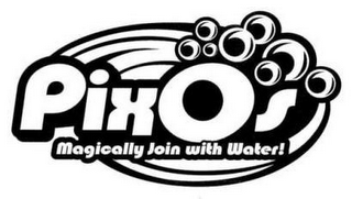 PIXOS MAGICALLY JOIN WITH WATER! logo