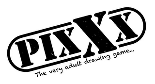 PIXXX THE VERY ADULT DRAWING GAME... logo