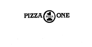 PIZZA 1 PIZZA ONE logo