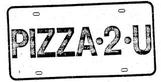 PIZZA-2-U logo
