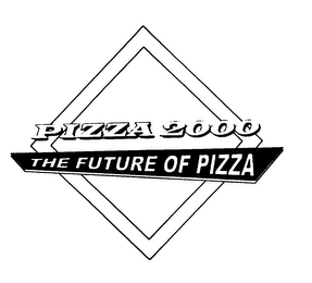 PIZZA 2000 THE FUTURE OF PIZZA logo