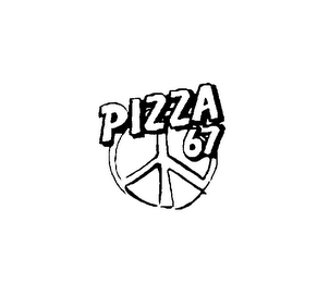PIZZA 67 logo