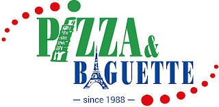 PIZZA & BAGUETTE SINCE 1988 logo