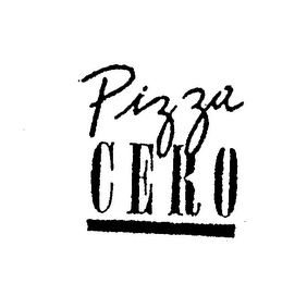 PIZZA CERO logo