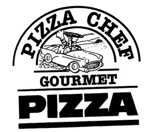 PIZZA CHEF GOURMET PIZZA logo