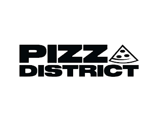 PIZZA DISTRICT logo