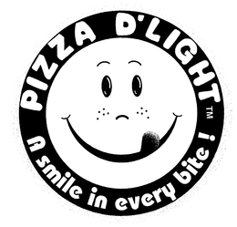 PIZZA D'LIGHT A SMILE IN EVERY BITE logo