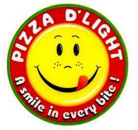 PIZZA D'LIGHT A SMILE IN EVERY BITE! logo
