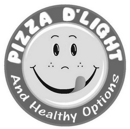 PIZZA D'LIGHT AND HEALTHY OPTIONS logo
