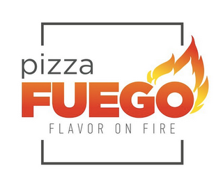 PIZZA FUEGO FLAVOR ON FIRE logo