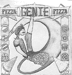 PIZZA GENIE logo