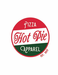 PIZZA HOT PIE APPAREL EST. 2017 logo