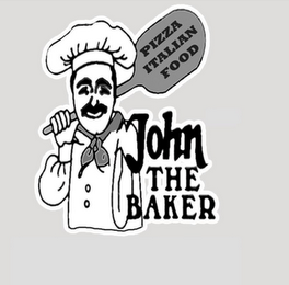 PIZZA ITALIAN FOOD JOHN THE BAKER logo