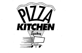 PIZZA KITCHEN LUCKY logo