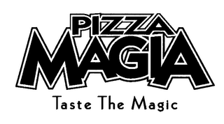 PIZZA MAGIA TASTE THE MAGIC logo