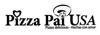 PIZZA PAI USA PIZZAS DELICIOSAS - HECHAS CON AMOR logo