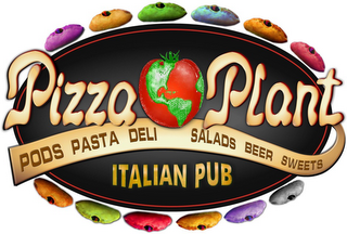 PIZZA PLANT ITALIAN PUB PODS PASTA DELI SALADS BEER SWEETS logo