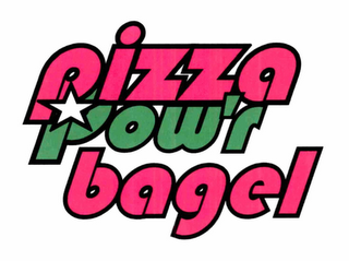 PIZZA POW'R BAGEL logo