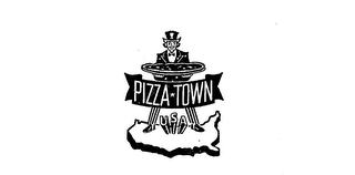 PIZZA TOWN USA logo