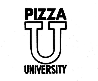 PIZZA U UNIVERSITY logo