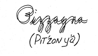 PIZZAGNA (PIT'ZON YA) logo