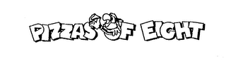 PIZZAS OF EIGHT logo