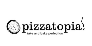 PIZZATOPIA! TAKE AND BAKE PERFECTION logo