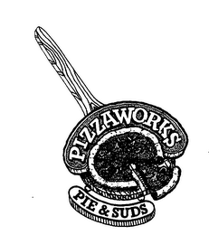PIZZAWORKS PIE & SUDS logo