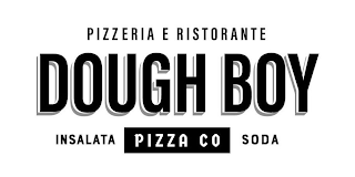 PIZZERIA E RISTORANTE DOUGH BOY INSALATA PIZZA CO SODA logo