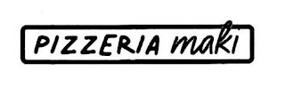 PIZZERIA MAKI logo