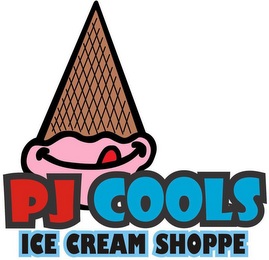 PJ COOLS ICE CREAM SHOPPE logo