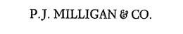 P.J. MILLIGAN & CO. logo