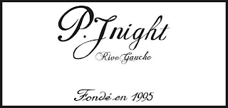 PJ NIGHT RIVE GAUCHE FONDÉ EN 1995 logo