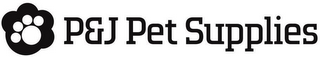 P&J PET SUPPLIES logo