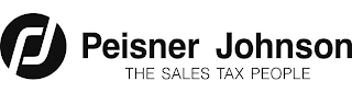 PJ PIESNER JOHNSON THE SALES TAX PEOPLE logo