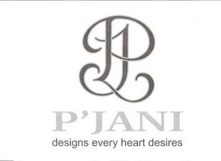 PJ P'JANI DESIGNS EVERY HEART DESIRES logo