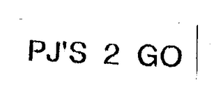 PJ'S 2 GO logo