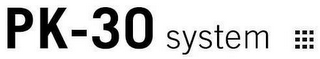 PK-30 SYSTEM logo