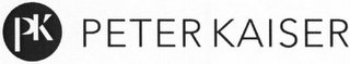 PK PETER KAISER logo