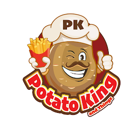 PK POTATO KING AND THINGZ logo