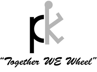 PK "TOGETHER WE WHEEL" logo