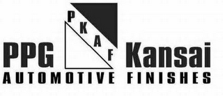 PKAF PPG KANSAI AUTOMOTIVE FINISHES logo