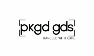 PKGD GDS HANDLED WITH CARE logo