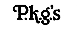 P.K.G.'S logo