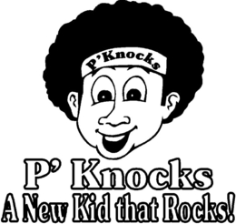 P'KNOCKS P'KNOCKS A NEW KID THAT ROCKS! logo