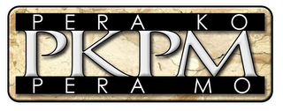 PKPM PERA KO PERA MO logo