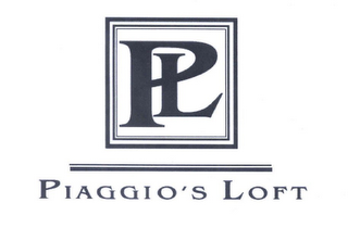 PL PIAGGIO'S LOFT logo