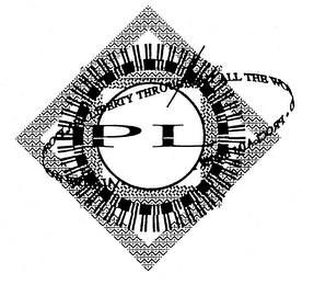 PL PROCLAIM LIBERTY THROUGHOUT ALL THE WORLD logo