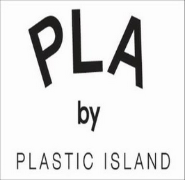 PLA BY PLASTIC ISLAND logo